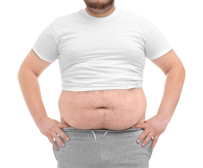 This guy needs the best supplement for belly fat loss - Progenifix